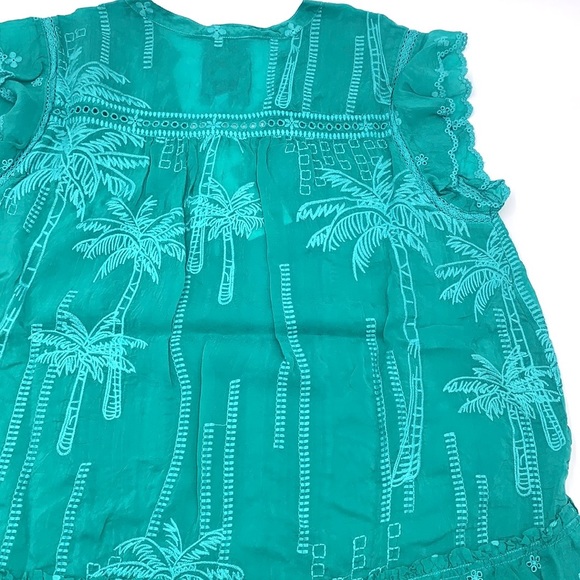 Johnny Was Palm Oriana Embroidered Tunic Size Small - Picture 6 of 16